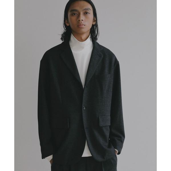 ジャケット テーラードジャケット 「EF(エフ)」ウールライクジャージジャケット（MEN） メンズ ...