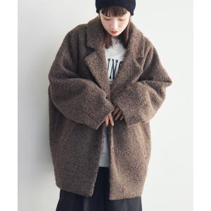 コート チェスターコート 「WEB限定」ループボアテーラードコート レディース