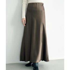 スカート 「WEB限定」ヴィンテージサテンロング...の商品画像