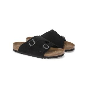 サンダル BIRKENSTOCK/ビルケンシュトック/ZURICH/チューリッヒ/スエードレザー - ブラック メンズ