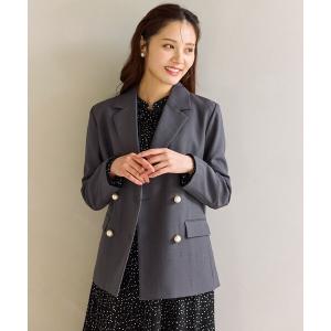 ジャケット テーラードジャケット パール釦テーラード ジャケット レディース