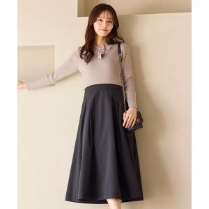 Feroux（フェルゥ） ファーカラー付き・ダウン見え中綿 ジャケット