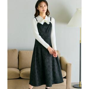 ワンピース ジャガードキャミドレ