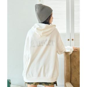 パーカー 「LTXC」バックラインストーンルーズプルパーカー キッズ 子供服 女の子