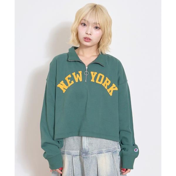 トレーナー  「Champion」ハーフZIPプルオーバー キッズ 子供服 女の子