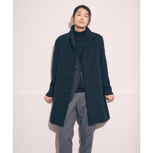 コート ジャケット ウールブレンド メルトン イタリアンカラー コート メンズ