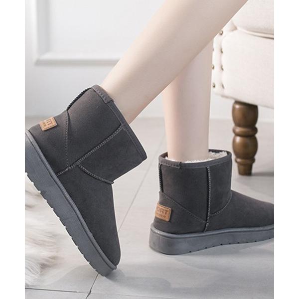 ブーツ あったか裏ボア ミニ丈ムートンブーツ　防寒ムートンブーツ レディース