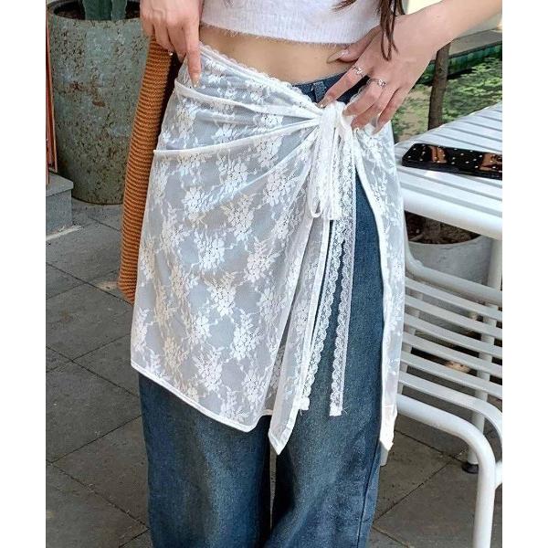 スカート 今注目のレイヤード巻きスカートが春トレンド。コーデにプラスワン！さっと巻くだけレイヤードス...