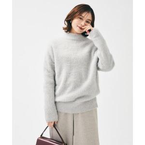 ニット セーター 「大人な品格/ふわふわニット」フォックスカシミヤ コクーンニット レディース