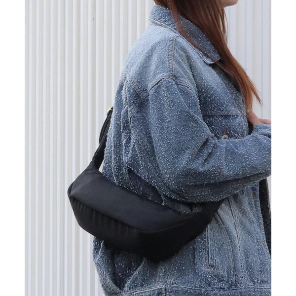 ショルダーバッグ バッグ 「 LA MARGE 」軽量 2WAY ナイロン ハーフムーン ショルダー...