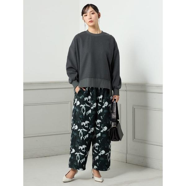 パンツ 「WEB限定」ベロアテーパードパンツ FURRY レディース