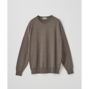 セーター ニット クルーネック長袖ニットプルオーバー メンズ
