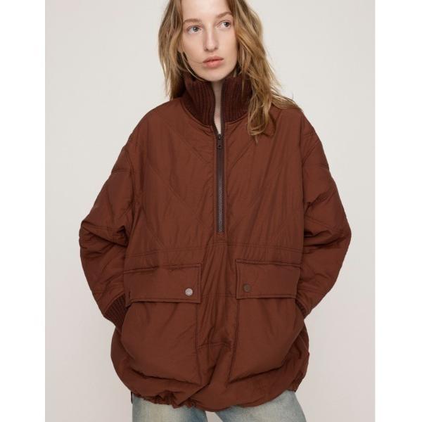 ブルゾン アウター QUILTING STAND NYLON PULLOVER キルティング スタン...