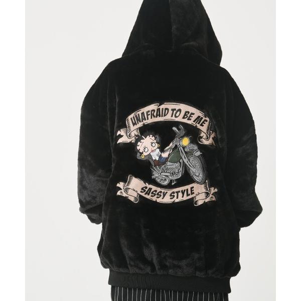 ブルゾン アウター BETTYバイクファーブルゾン(M1) メンズ レディース