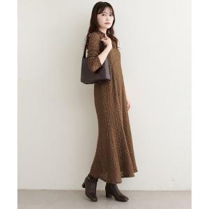 natural couture ワンピース 「WEB限定」総レースマーメイドワンピース