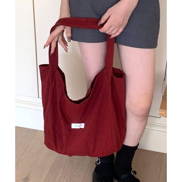トートバッグ Simple dot tote bag レディース