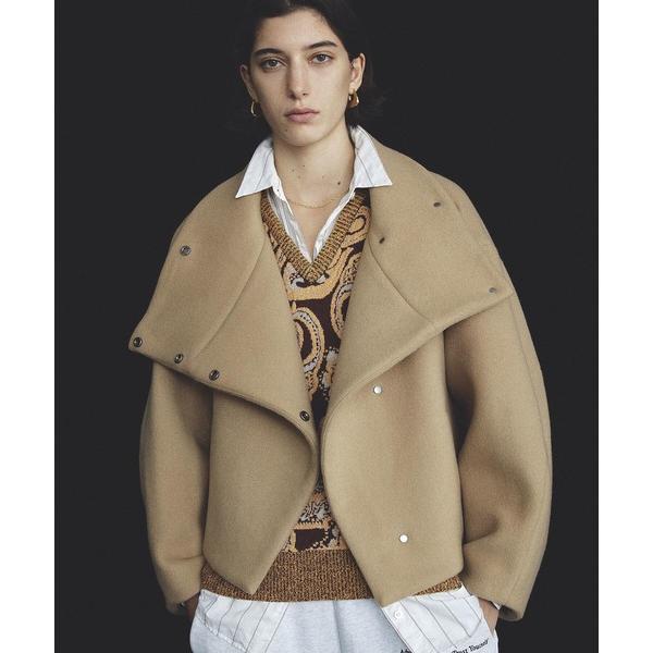 コート アウター (mici)BIG STAND COLLAR BLOUSON レディース