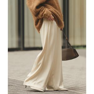 パンツ double satin minimal パンツ レディース