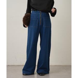 ジーンズ デニム デニムパンツ スウェットデニムフレアパンツ レディース