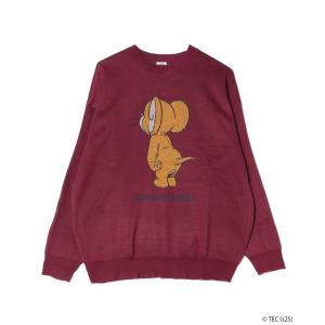 ニット セーター 「公式」トムとジェリー　ジャガードニット レディース