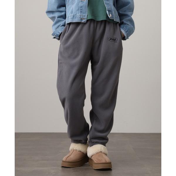 スウェットパンツ ジャージ ユニセックス フリース ロゴ ストレート パンツ メンズ レディース