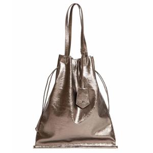 トートバッグ METALLIC GATHERED TOTE BAG レディース メンズ