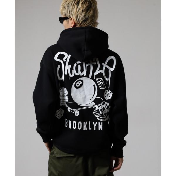 パーカー ワイドシルエット デザインプルオーバーフーディー 裏起毛 韓国ストリート メンズ レディー...