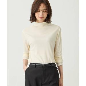 tシャツ ウールミックスハイネックカットソー「大きいサイズあり」 レディース