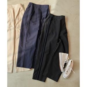 パンツ 「洗える」エブ楽 ジャージーベロアサイド...の商品画像