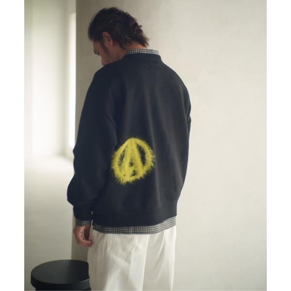 ニット セーター ADAMPATEK/archive shaggy crest crewneck/ジ...