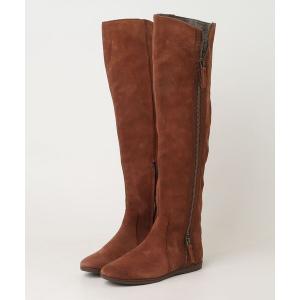 「NINE WEST」 ロングブーツ 24cm ブラウン レディース