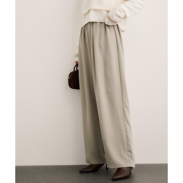 パンツ ラメストライプワイドパンツ/セットアップ対応 レディース