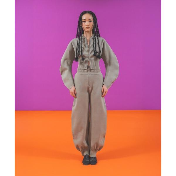 ワイドパンツ パンツ HIGH WAIST CURVE PANTS レディース