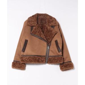 ブルゾン アウター フェイクムートンボアブルゾン レディース