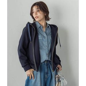 パーカー カルゼダンボールパーカー「手洗い可能」 レディース