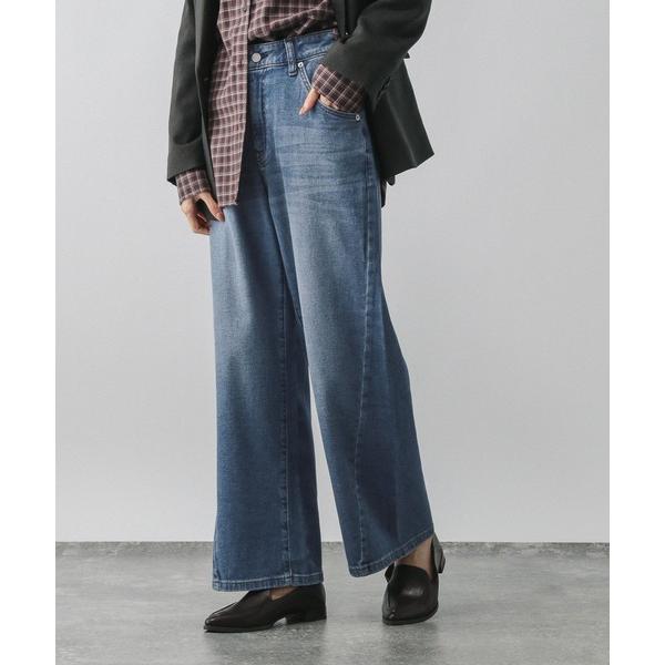 ジーンズ デニム デニムパンツ GOODデニムリラックスワイドパンツ/595403 レディース