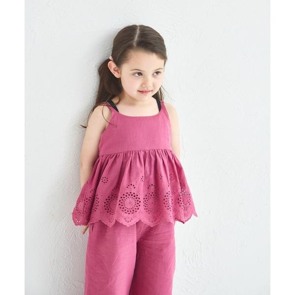 セットアップ インド コットン スカラップレース セットアップ キッズ 子供服 女の子