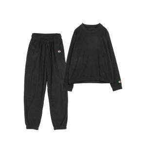 パジャマ FRUIT OF THE LOOM フルーツオブザルーム FTL ミニフリース ルームウェア 上下セット メンズ