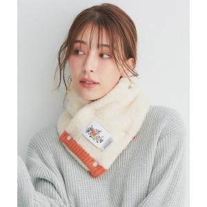 ネックウォーマー スヌード MOOMIN ムーミン ワッペン付 スヌーペット レディース