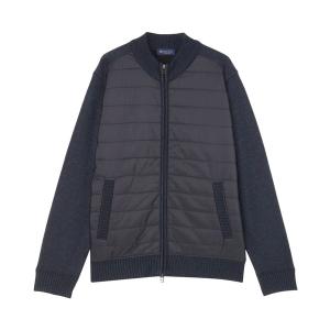 ブルゾン アウター 前身タフタ 中綿ZIP ブルゾン メンズ