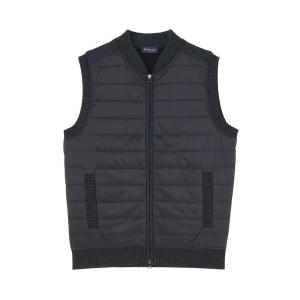 ベスト ジレ 前身タフタ 中綿ZIP ベスト メンズ