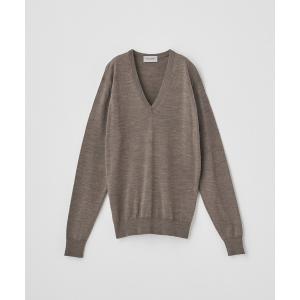 ニット セーター Ｖネック長袖ニットプルオーバー レディース