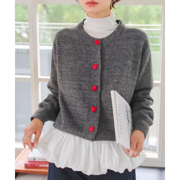 ブラウス シャツ 「 選べる2ネックtype 」 シアーバルーンペプラムトップス レディース