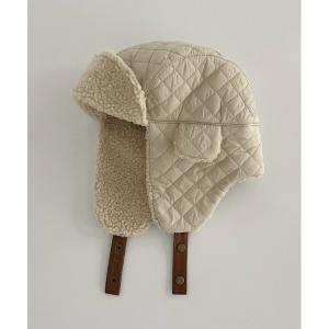 キャップ 帽子 「LAMPOON」キルティングフライトキャップ レディース