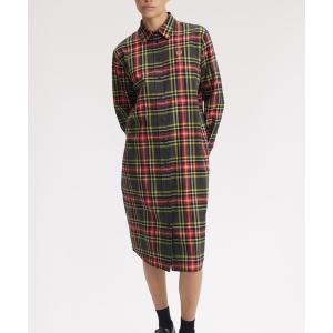 FRED PERRY（フレッドペリー） チェック シャツ ワンピース レディース