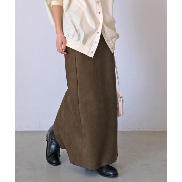 スカート Iラインマキシスカート