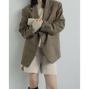 コート アウター anuke Herringbone Wool Jacket レディース