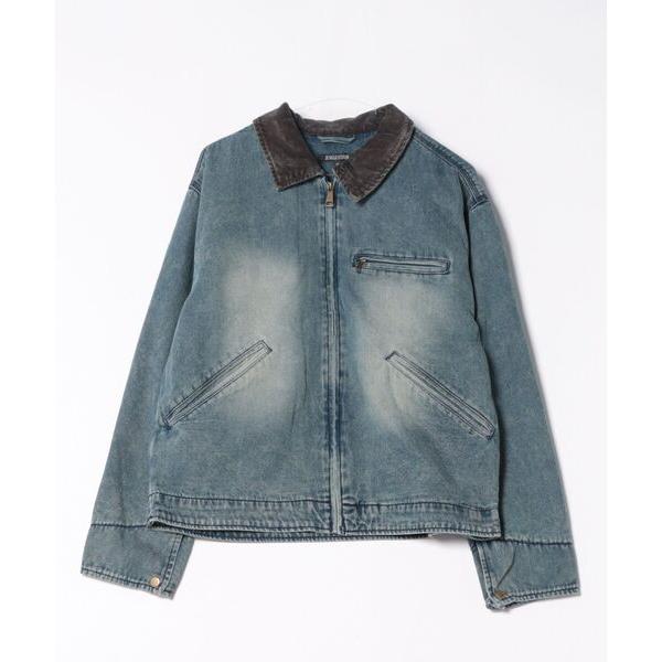 ブルゾン アウター ダック衿コーデュロイジャケット メンズ レディース