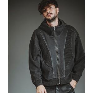 ブルゾン アウター mj11243-チェンジングニットフーデッドBLZ ブルゾン(857010-360B) メンズ