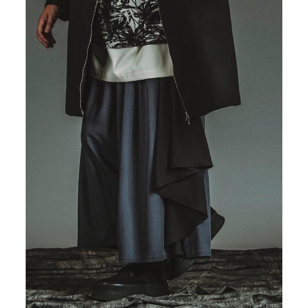 パンツ mp14320-ギャザーバギードレープトラウザーズ パンツ(457006-371P) メンズ